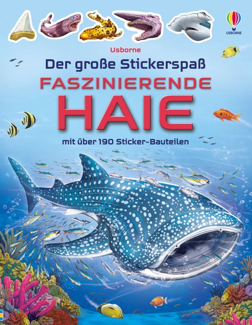 Cover des Buches Der große Stickerspaß: Faszinierende Haie von Sam Smith