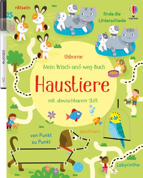 Cover des Buches Mein Wisch-und-weg-Buch: Haustiere von 
