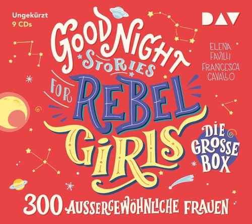 Cover des Buches Good Night Stories for Rebel Girls – Die große Box von 