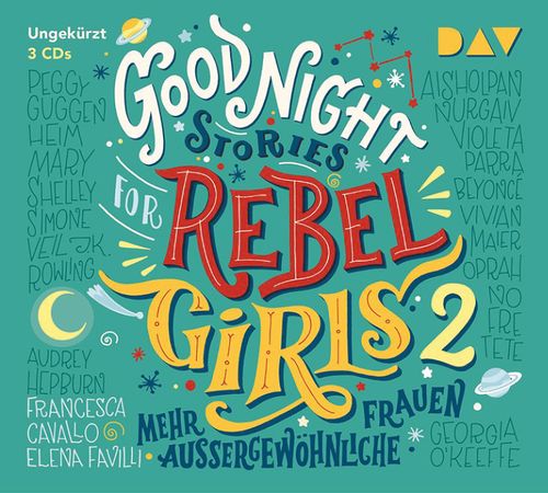 Cover des Buches Good Night Stories for Rebel Girls – Teil 2: Mehr außergewöhnliche Frauen von 