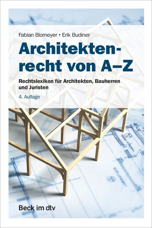 Cover des Buches Architektenrecht von A-Z von Fabian Blomeyer, Erik Budiner