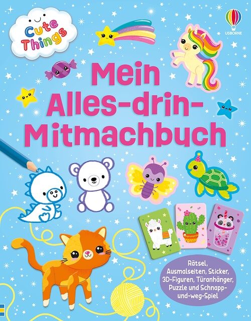 Cover des Buches Cute Things - Mein Alles-drin-Mitmachbuch von 