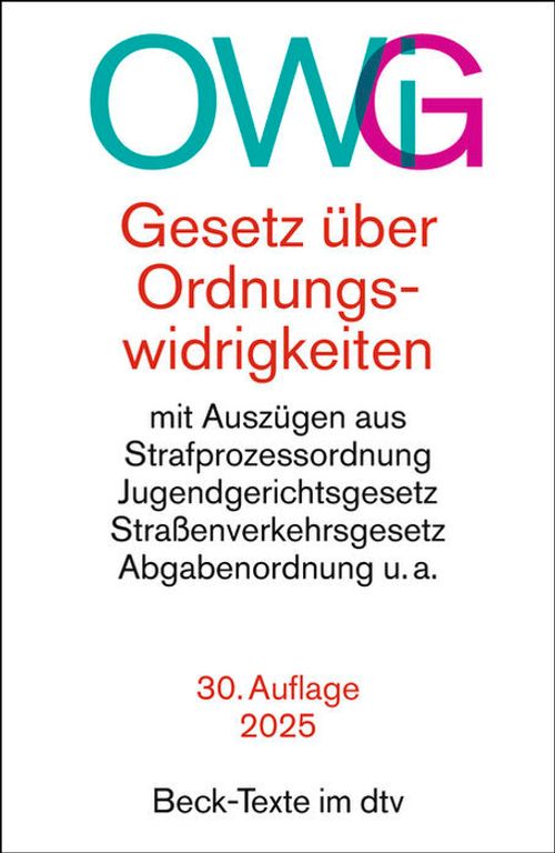 Gesetz über Ordnungswidrigkeiten