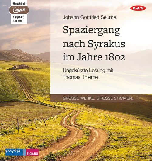 Cover des Buches Spaziergang nach Syrakus im Jahre 1802 von Johann Gottfried Seume