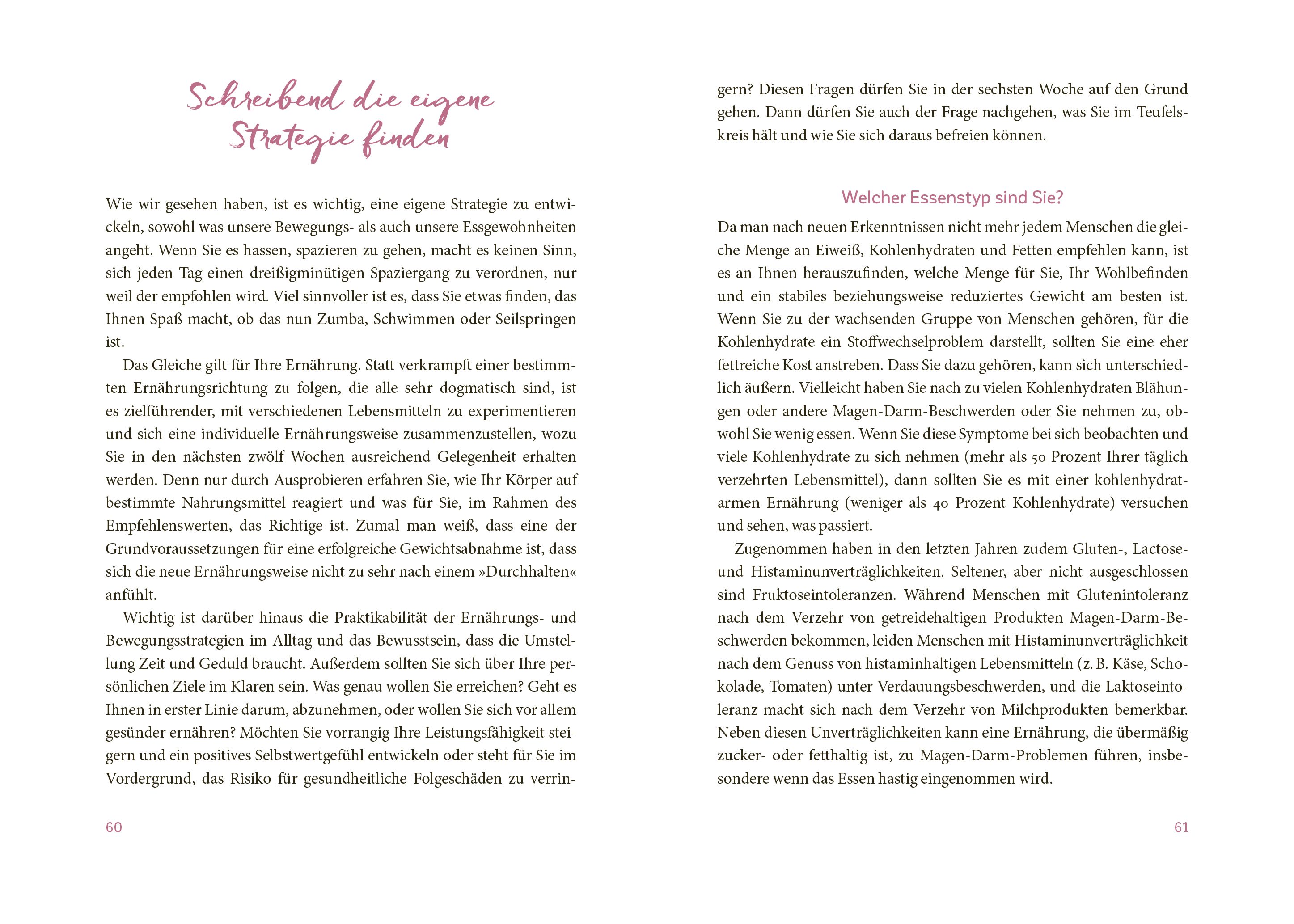 Ich schreibe mich schlank