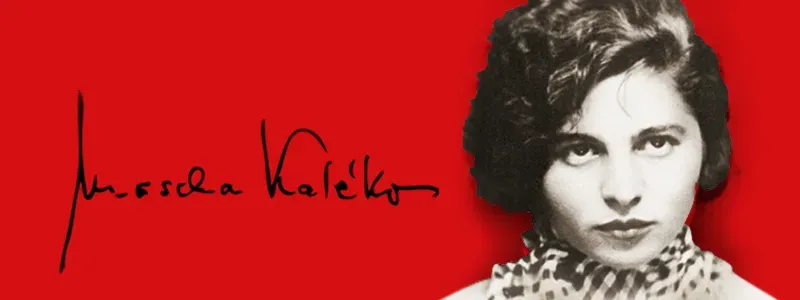 Foto der Autorin Mascha Kaléko.