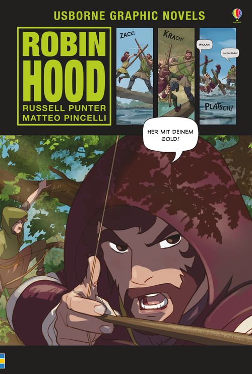 Cover des Buches Usborne Graphic Novels: Robin Hood von Russell Punter