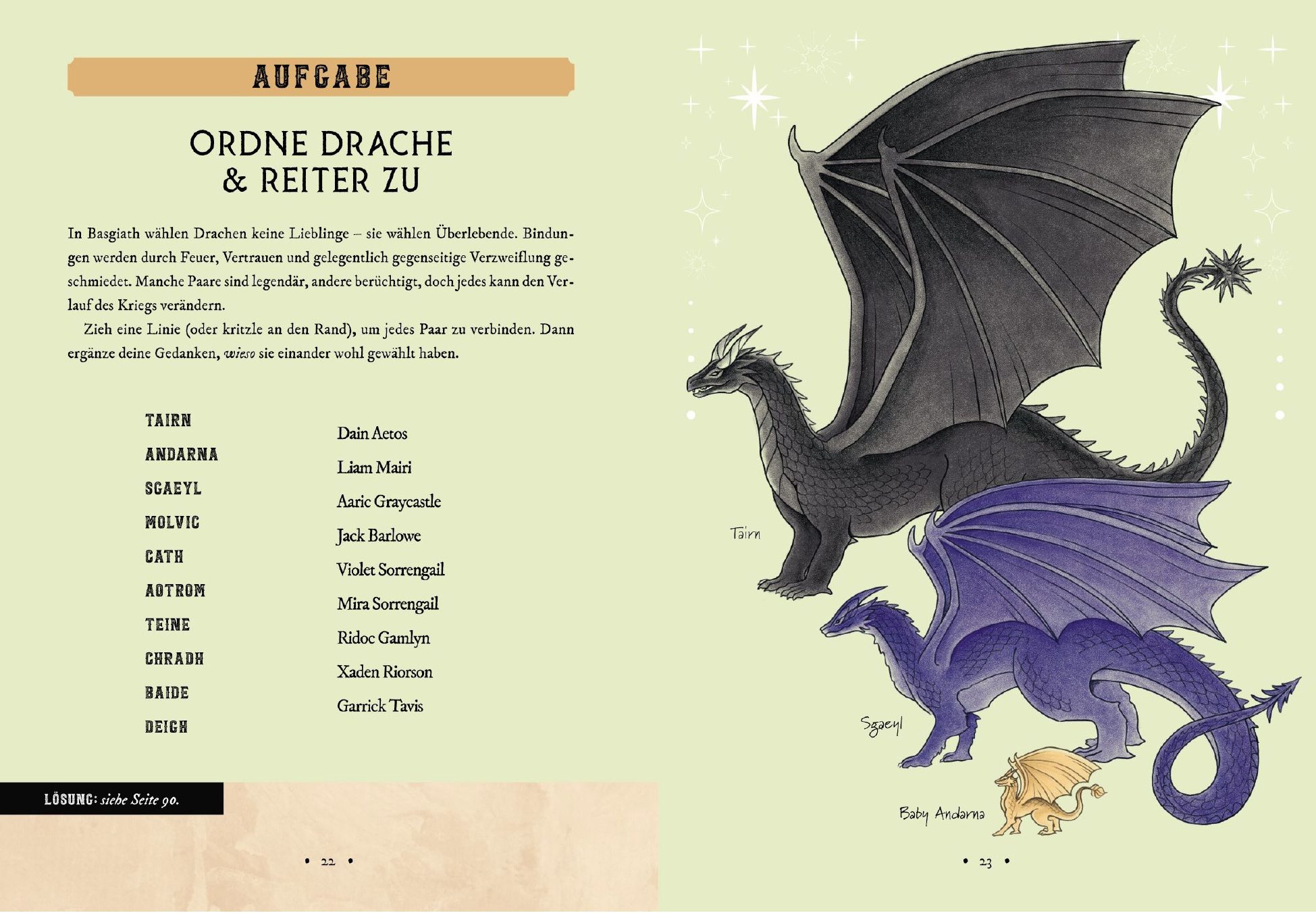 Fourth Wing: The Rider Files – Das offizielle Activity- und Stickerbuch