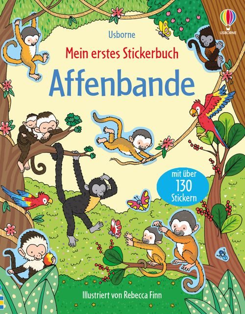 Cover des Buches Mein erstes Stickerbuch: Affenbande von 