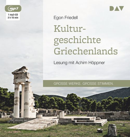 Cover des Buches Kulturgeschichte Griechenlands von 