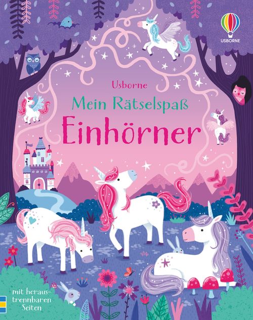 Cover des Buches Mein Rätselspaß: Einhörner von Kate Nolan