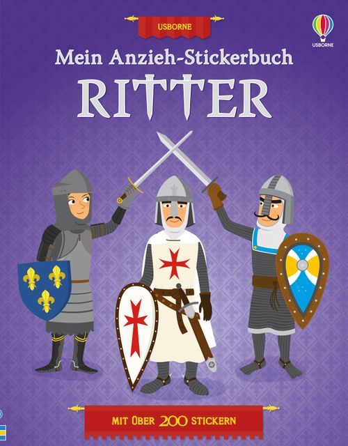 Cover des Buches Mein Anzieh-Stickerbuch: Ritter von Kate Davies