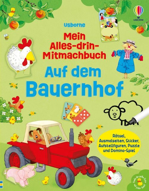 Cover des Buches Mein Alles-drin-Mitmachbuch: Auf dem Bauernhof von 