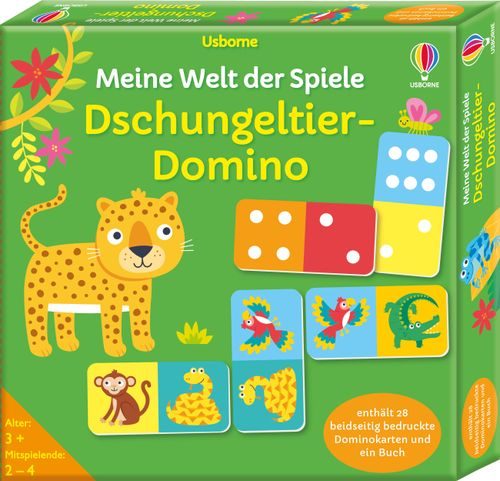 Cover des Buches Meine Welt der Spiele: Dschungeltier-Domino von 