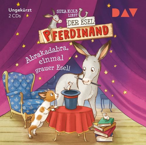 Cover des Buches Der Esel Pferdinand – Teil 6: Abrakadabra, einmal grauer Esel! von Suza Kolb