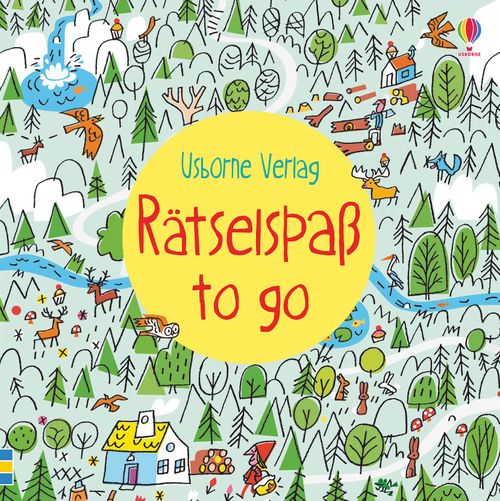 Cover des Buches Rätselspaß to go von Alex Firth, Sarah Courtauld