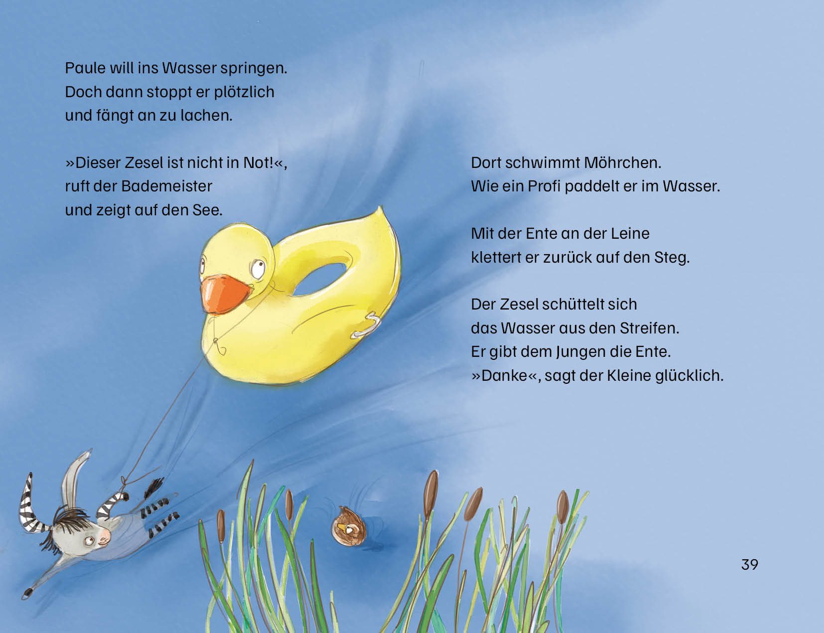 Cover des Buches Grimm und Möhrchen machen das Seepferdchen von Stephanie Schneider