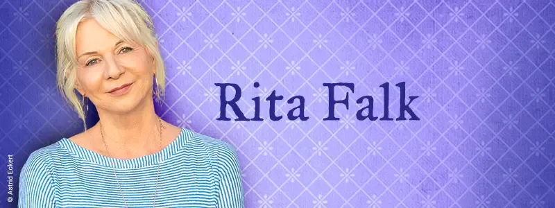 Foto der Autorin Rita Falk und Text Rita Falk