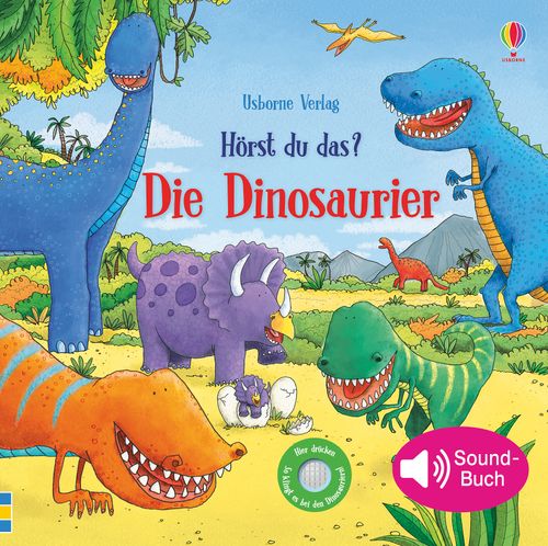 Cover des Buches Hörst du das? Die Dinosaurier von Sam Taplin