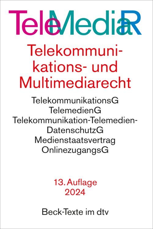 Cover des Buches Telemediarecht von 