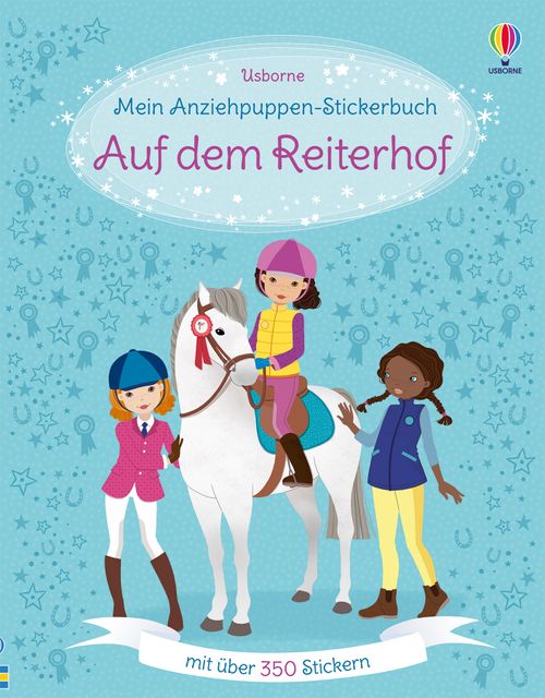 Cover des Buches Mein Anziehpuppen-Stickerbuch: Auf dem Reiterhof von Lucy Bowman