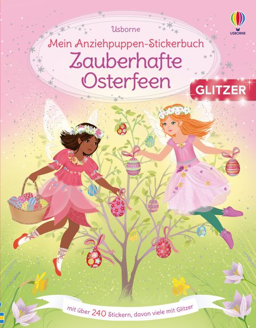 Cover des Buches Mein Anziehpuppen-Stickerbuch: Zauberhafte Osterfeen von 