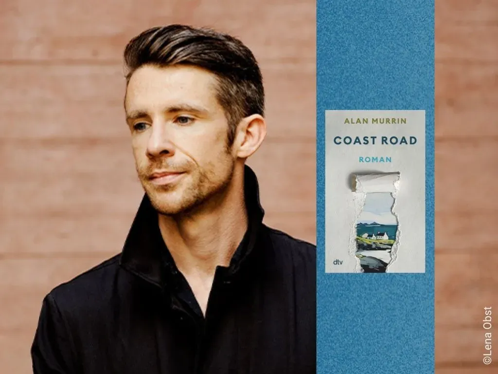 Foto des Autors Alan Murrin und Buch Coast Road.
