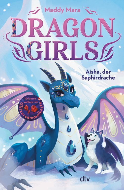 Cover des Buches Dragon Girls – Aisha, der Saphirdrache von 