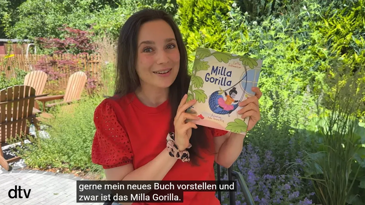 Lotte Schweizer zeigt ihr neues Kinderbuch Milla Gorilla