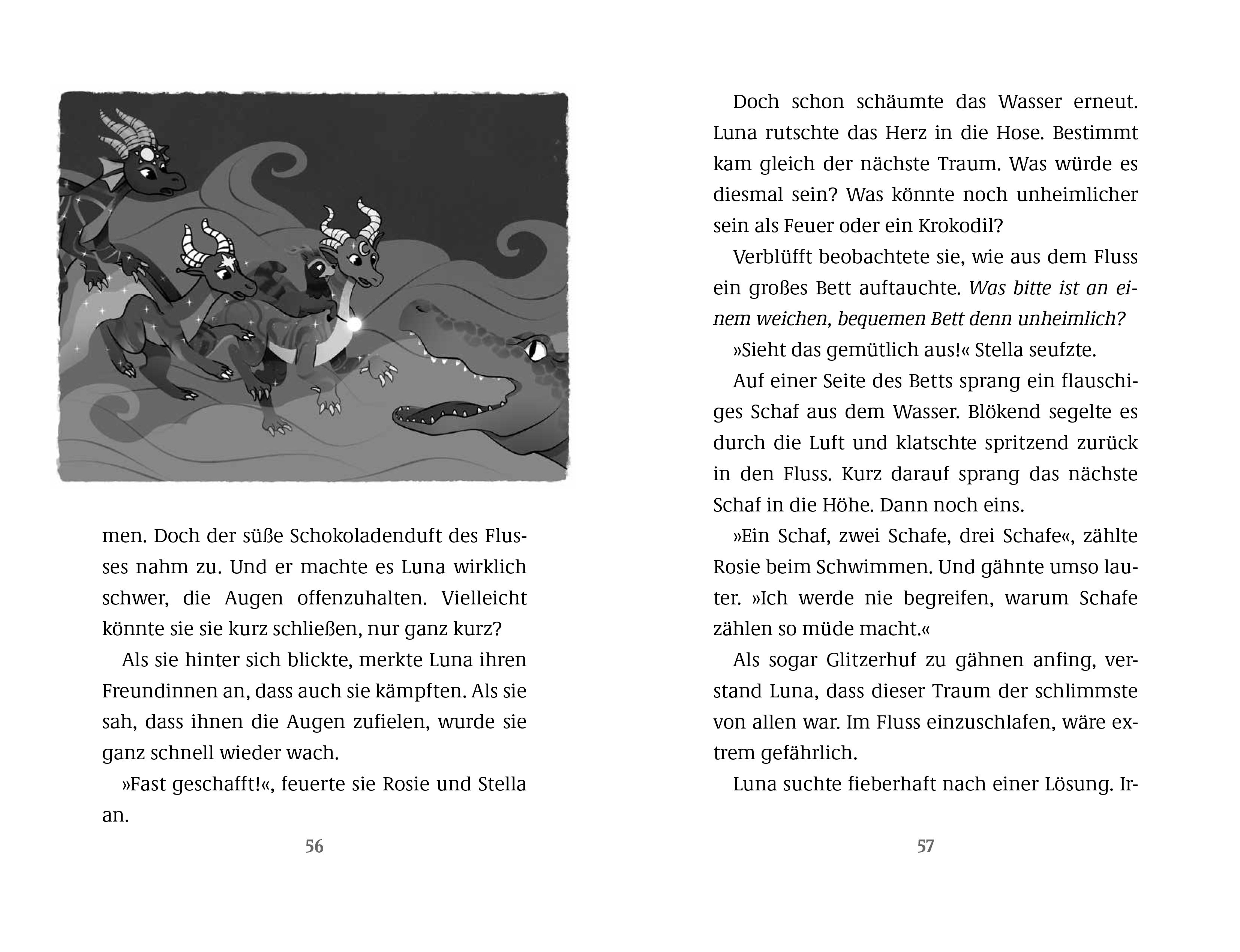 Cover des Buches Dragon Girls – Luna, der Monddrache von Maddy Mara