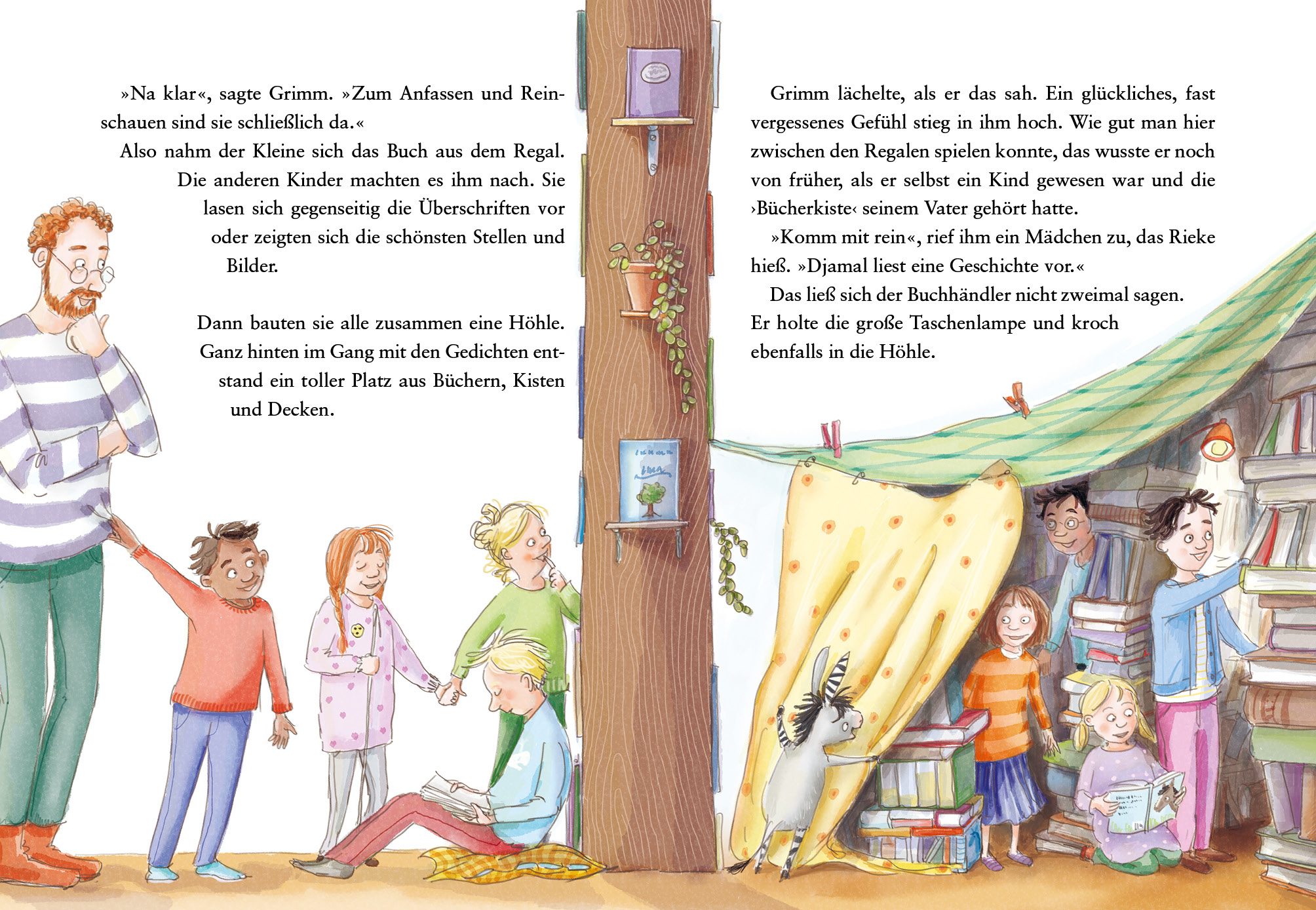 Cover des Buches Grimm und Möhrchen – Ein Zesel zieht ein von Stephanie Schneider