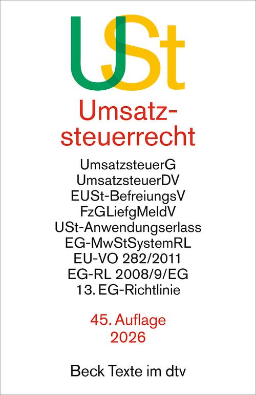 Cover des Buches Umsatzsteuerrecht von 
