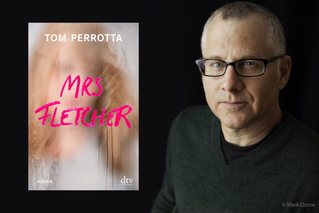 Foto des Autors Tom Perrotta und Buch Mrs Fetcher.