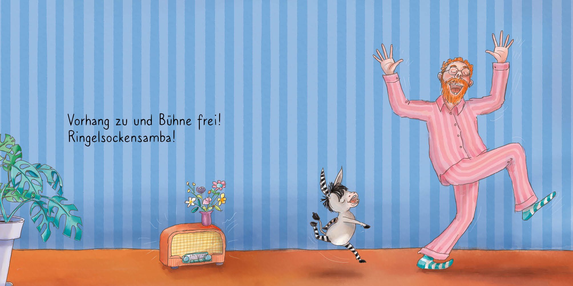 Cover des Buches Grimm und Möhrchen – In die Betten, fertig, los!  von Stephanie Schneider