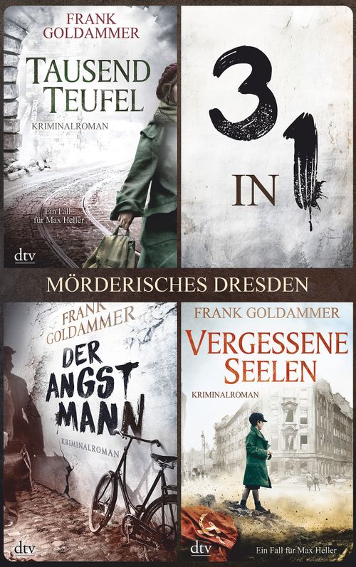 Cover des Buches Mörderisches Dresden (3in1-Bundle) von Frank Goldammer