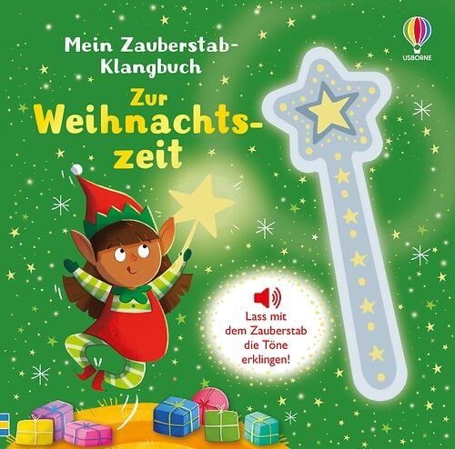 Cover des Buches Mein Zauberstab-Klangbuch: Zur Weihnachtszeit von Sam Taplin