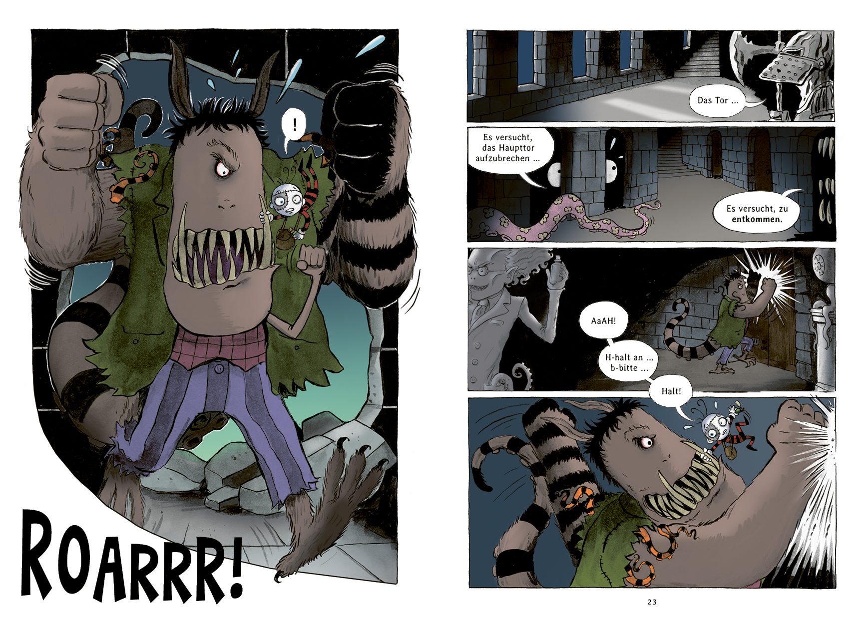 Cover des Buches Stitch Head – Chaos in der Monsterwerkstatt von Guy Bass
