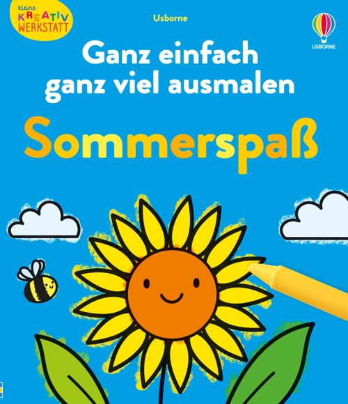 Cover des Buches Kleine Kreativ-Werkstatt – Ganz einfach ganz viel ausmalen: Sommerspaß von 