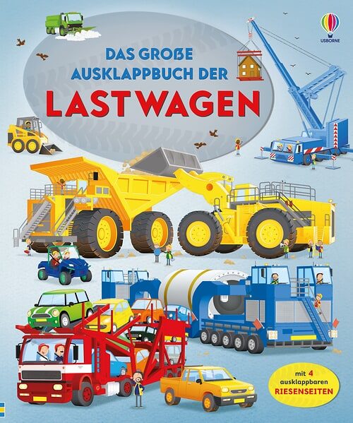 Cover des Buches Das große Ausklappbuch der Lastwagen von 