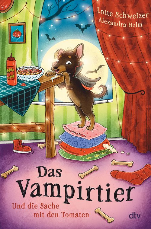 Cover des Buches Das Vampirtier und die Sache mit den Tomaten von Lotte Schweizer