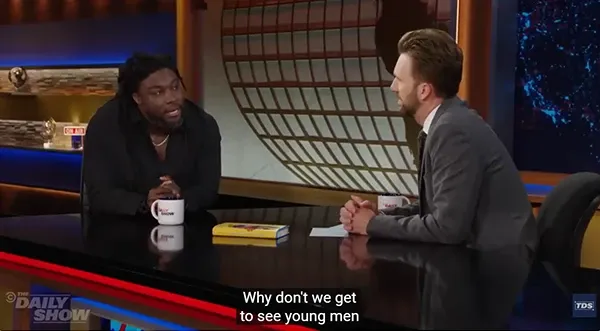 Jason Reynolds in ›The Daily Show‹