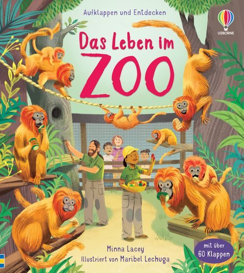 Cover des Buches Aufklappen und Entdecken: Das Leben im Zoo von 