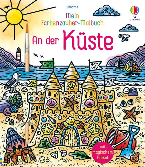 Cover des Buches Mein Farbenzauber-Malbuch: An der Küste von 