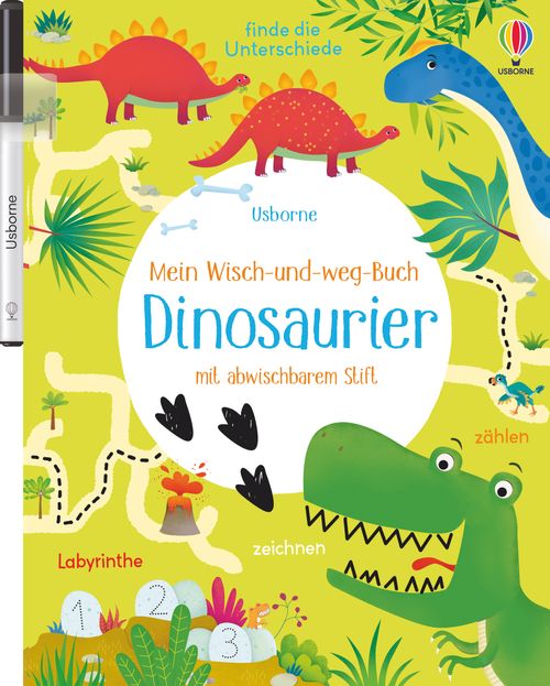 Cover des Buches Mein Wisch-und-weg-Buch: Dinosaurier von Kirsteen Robson