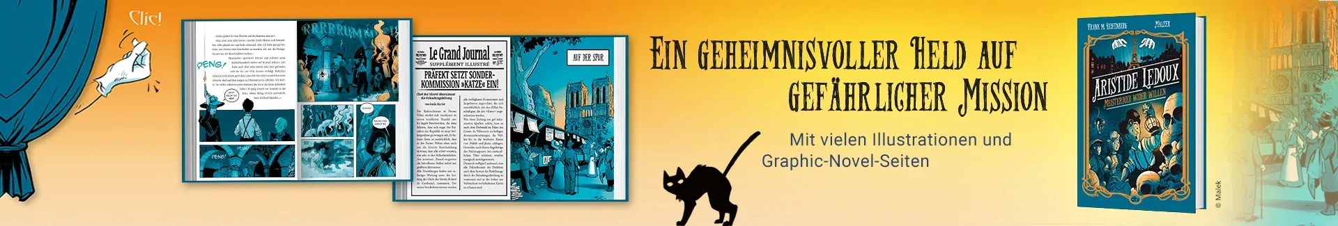 Aristide Ledoux - Ein geheimnisvoller Held auf gefährlicher Mission. Mit vielen Illustrationen und Graphic-Novel-Seiten.