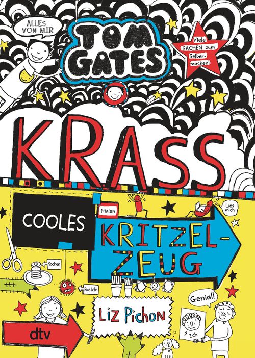 Cover des Buches Tom Gates: Krass cooles Kritzelzeug von 